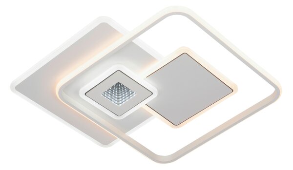 STROPNÉ LED SVIETIDLO, 50,3/50,3/6 cm Novel - Interiérové svietidlá