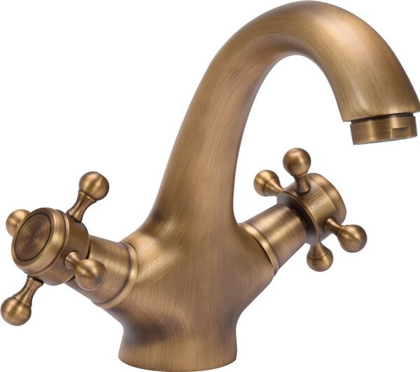 MAXMAX Umývadlová batéria - RETRO BRONZE 1