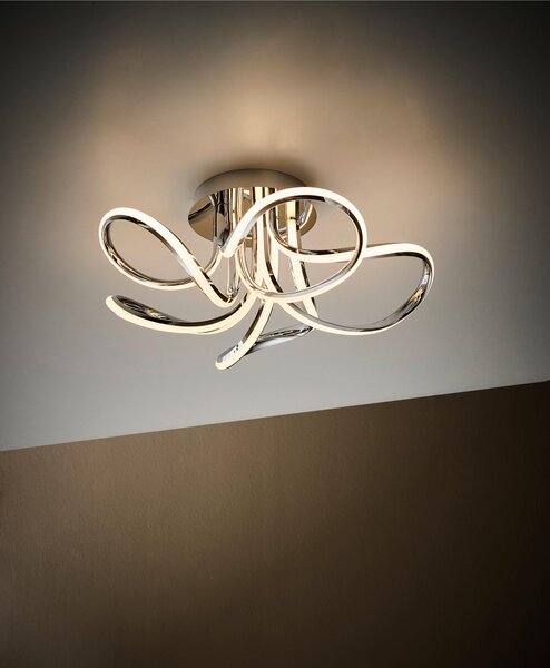 STROPNÉ LED SVIETIDLO, 58/22 cm Novel - Interiérové svietidlá