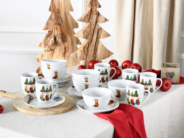 RAŇAJKOVÁ SÚPRAVA Luna Socken 18-dielne Creatable - Jedálenské sety, Online Only