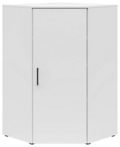 ROHOVÁ KOMODA, biela, 71,5/115/71,5 cm Carryhome - Komody