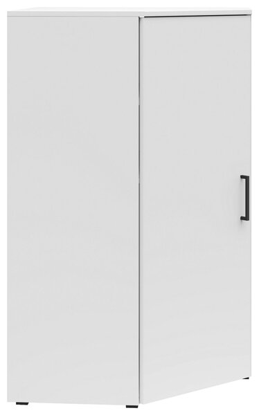 ROHOVÁ KOMODA, biela, 71,5/115/71,5 cm Carryhome - Komody