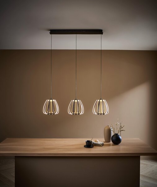 ZÁVESNÉ LED SVIETIDLO, 95/23/150 cm Novel - Interiérové svietidlá