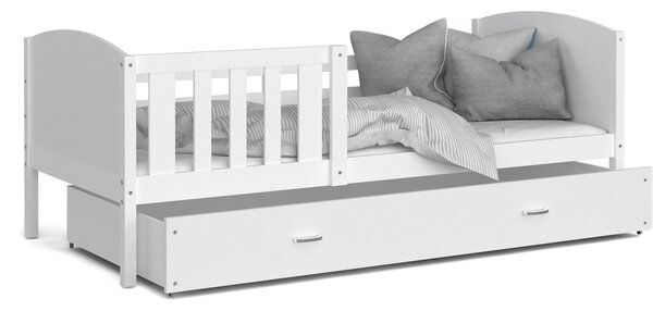 Detská posteľ so zásuvkou TAMI R - 200x90 cm - biela