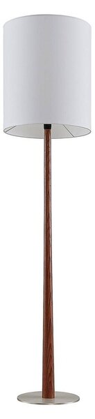 Lucande - Lakira Stojaca Lampa H160 White/Wood - Lampemesteren