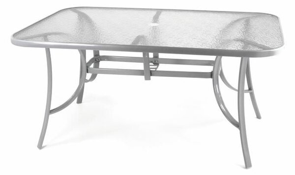 Moderný záhradný sklenený stôl Garth