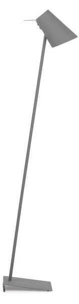 Sivá stojacia lampa s kovovým tienidlom (výška 140 cm) Cardiff – it's about RoMi