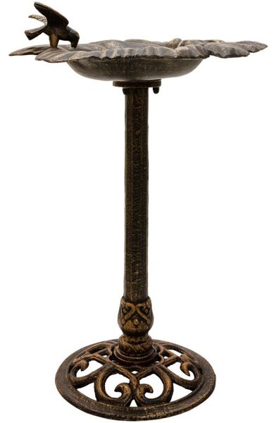 Tuin 1566 Liatinové vtáčie krmítko - bronzové
