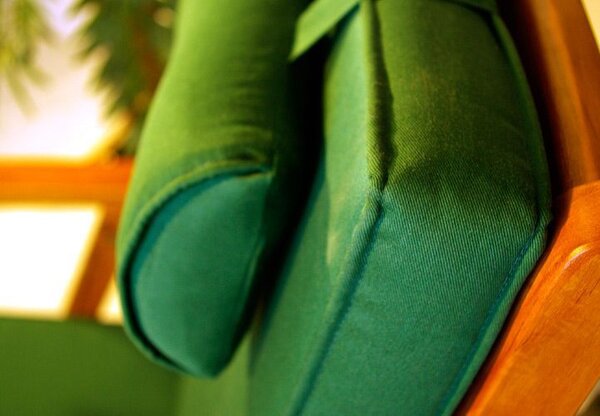 Polstrovanie na stoličku Garth - záhradná zelená