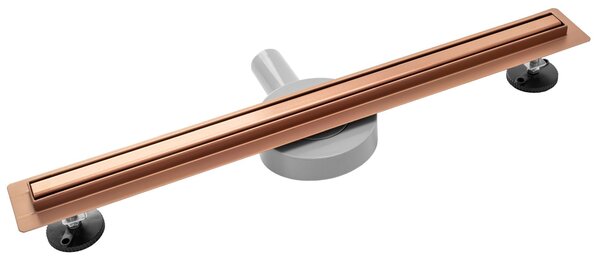 Odtokový žľab NEO Slim Pro brushed copper 60