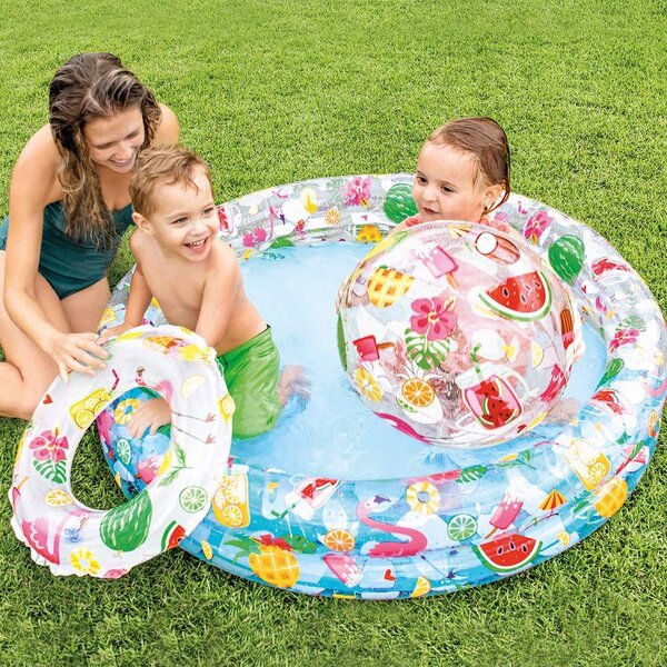 Intex nafukovací bazén s loptou a kolesom 8050306 - Bazén