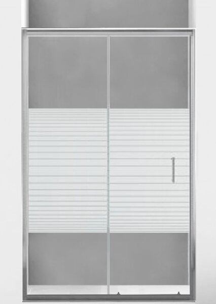 Sprchové dveře MAXMAX MEXEN APIA 100 cm - STRIPE