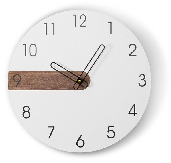 Tutumi - Nástenné hodiny drevené, 30 cm, MTZL20203
