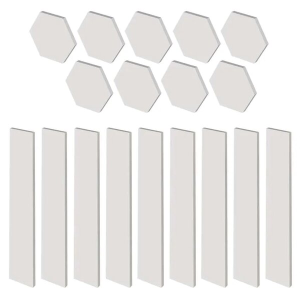 GoSmart LED svietidlo Lines biele, 9 dielov, 34 W, RGBIC stmievateľné, WiFi (ZIW249R)