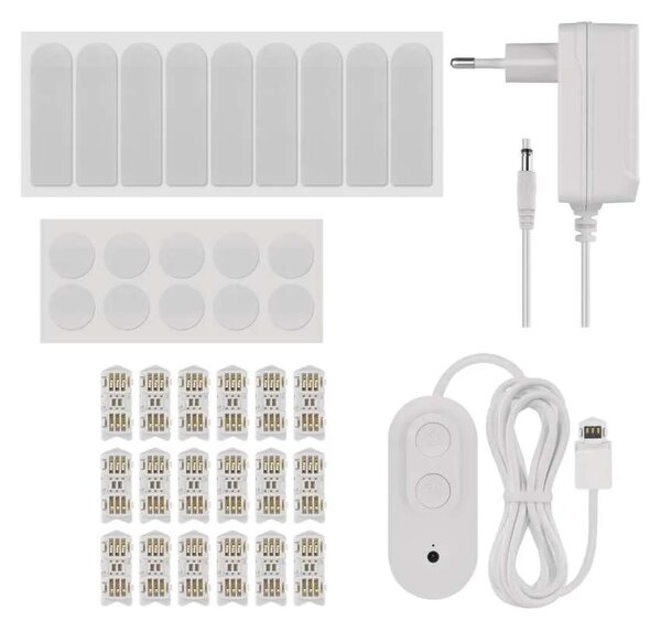 GoSmart LED svietidlo Lines čierne, 9 dielov, 34 W, RGBIC stmievateľné, WiFi (ZIW269R)