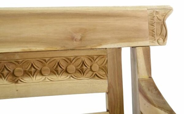 DIVERO drevená 2-miestna lavica pre deti z teakového dreva