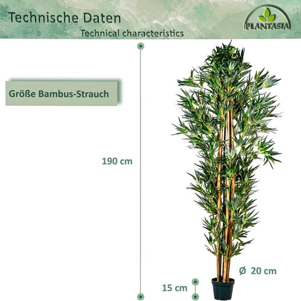 Umelý strom - bambus 190 cm