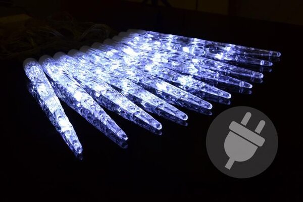 LED kvapkajúce cencúle 8ks, 45cm, rôzne farby na výber Farba: Modrá