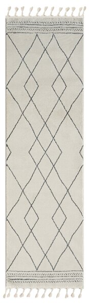 My Flair, Behúň Moroccan Desert CA40068 weiß/grau, 80x250, čiernobiela, obývacia izba