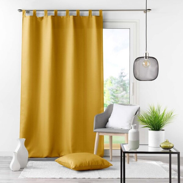 Žltý záves 140x260 cm Essentiel – douceur d'intérieur