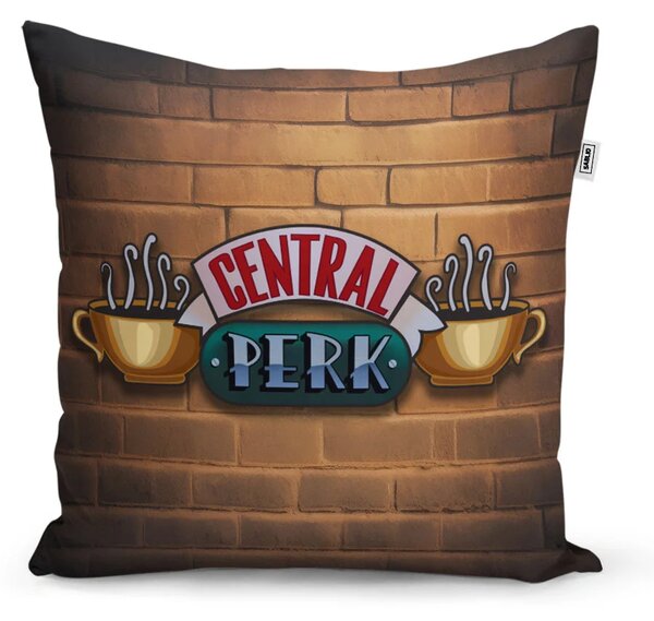 Sablio Vankúš Seriál Priatelia CENTRAL PERK Tehly - 40x40 cm