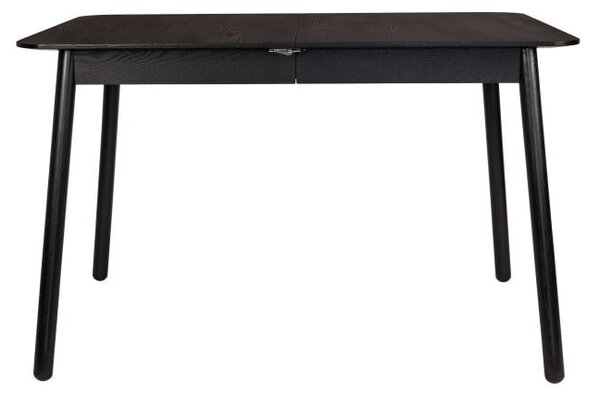 Čierny rozkladací jedálenský stôl Zuiver Glimpse, 120 x 80 cm