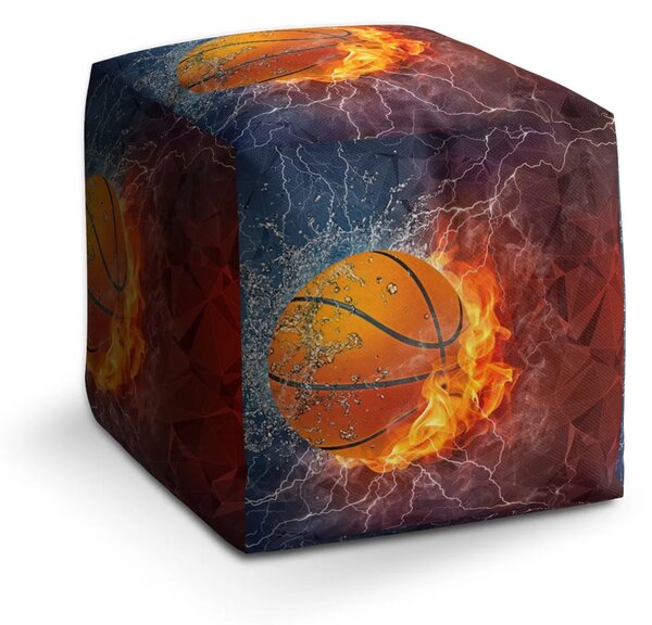 Sablio Taburet Basketbalová lopta - 40x40x40 cm