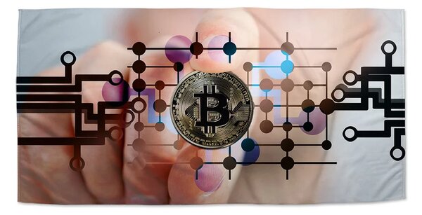 Sablio Uterák Bitcoin - 30x50 cm