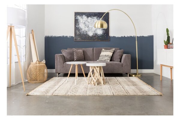 Stojacia lampa v mosadznej farbe Zuiver Bow