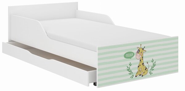 Detská posteľ FILIP - so ŽIRAFKOU 180x90 cm