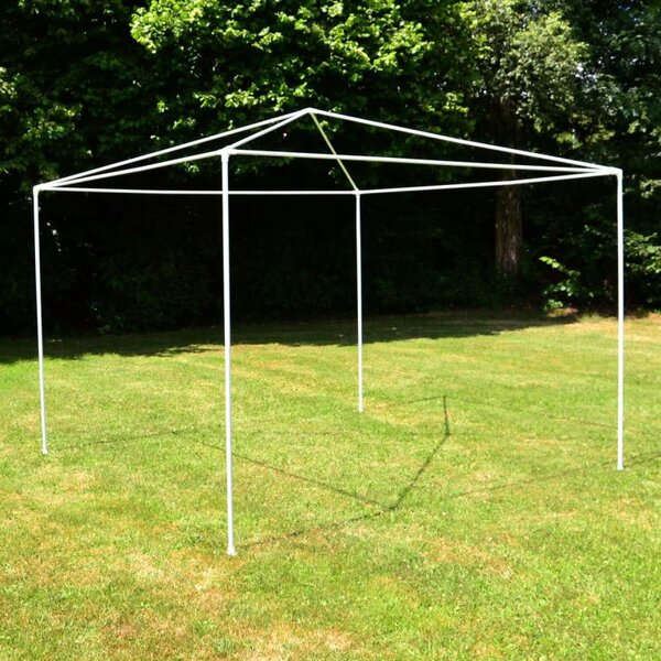 Záhradný párty stan - biely 3 x 3 m + 2 bočné steny