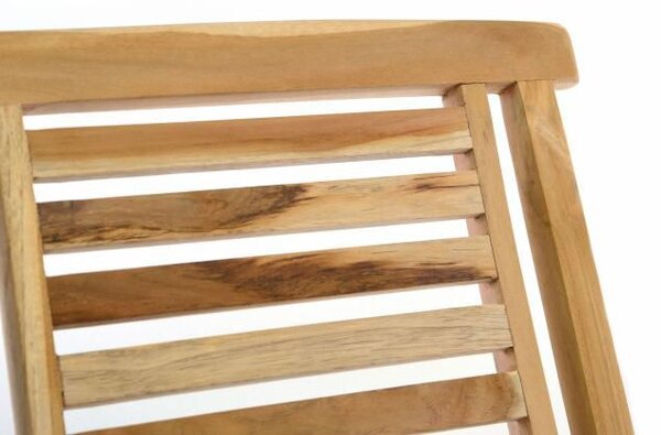 Sada 2 ks skladacej stoličky DIVERO "Hantown" - teak