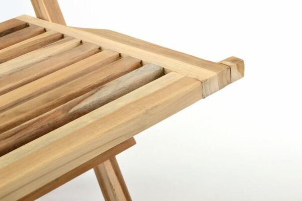 Sada 2 ks skladacej stoličky DIVERO "Hantown" - teak
