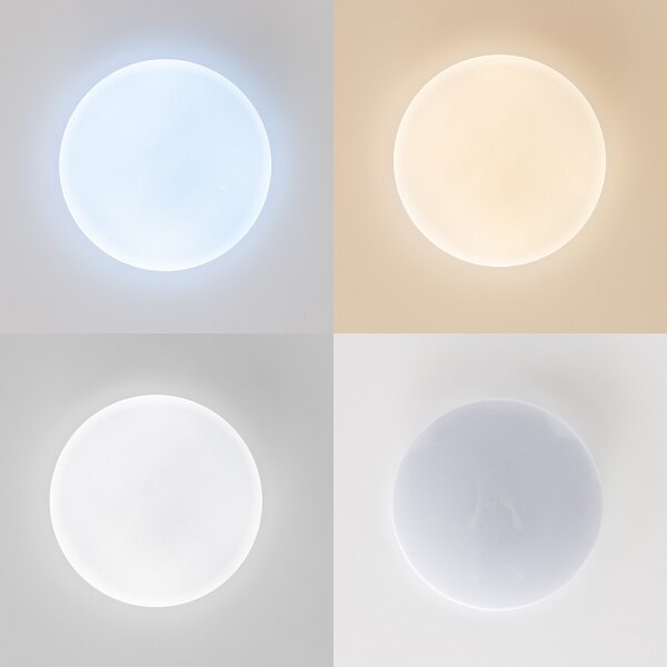 Brilagi - LED stmievateľné stropné svietidlo SMART STARS LED/24W/230V pr. 38 cm Wi-Fi Tuya + diaľkové ovládanie
