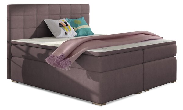 Manželská posteľ Boxspring 140 cm Abbie (ružová) (s matracmi). Vlastná spoľahlivá doprava až k Vám domov. 1027412