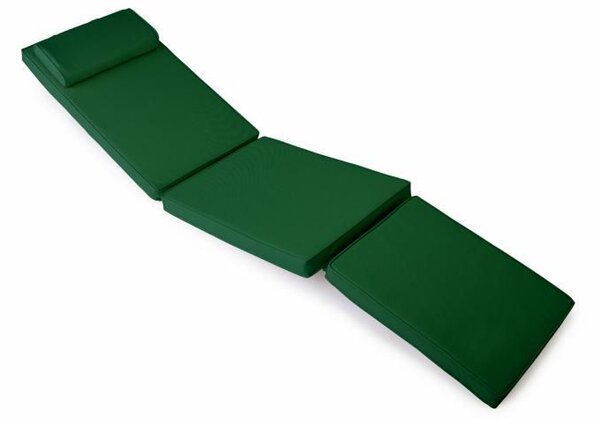 Polstrovanie na lehátko 188 cm - tmavozelená