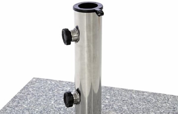Podstavec na slnečník štvorcový žula - 25 kg