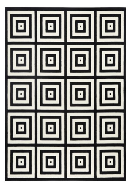 Čierno-sivý koberec Zala Living Duola, 70 × 140 cm