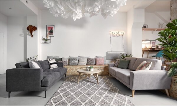 Konferenčný stolík z dreva mindi Kave Home Thais, ø 80 cm