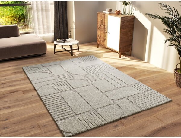 Krémovobiely koberec 80x150 cm Snowy – Universal