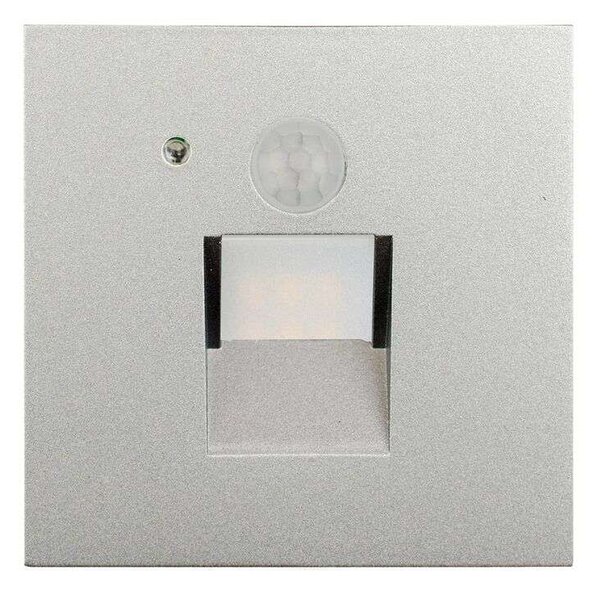 Arcchio - Neru Square LED Vstavané Nástenné Svietidlo w/Sensor Silver Arcchio - Lampemesteren