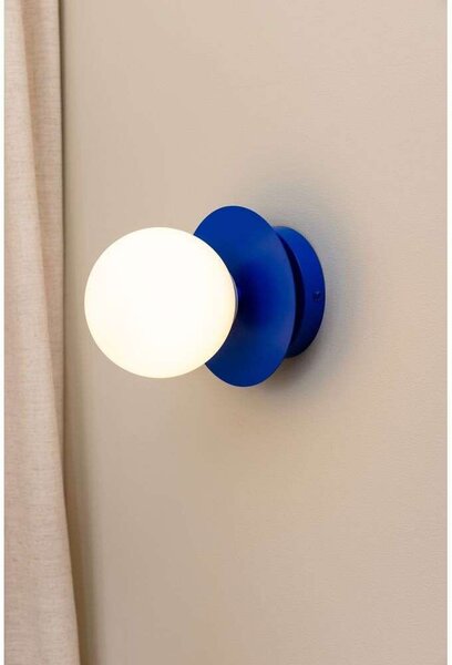 Globen Lighting - Art Deco Nástenné Svietidlo/Stropné Lampa IP44 Blue/White