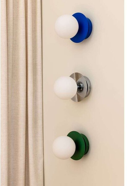 Globen Lighting - Art Deco Nástenné Svietidlo/Stropné Lampa IP44 Blue/White