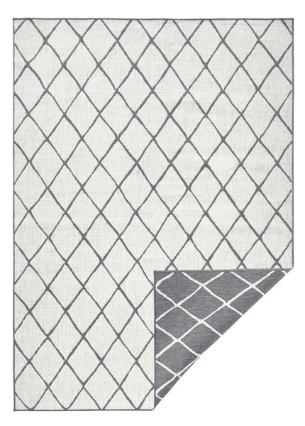 Sivo-krémový vonkajší koberec NORTHRUGS Malaga, 120 x 170 cm