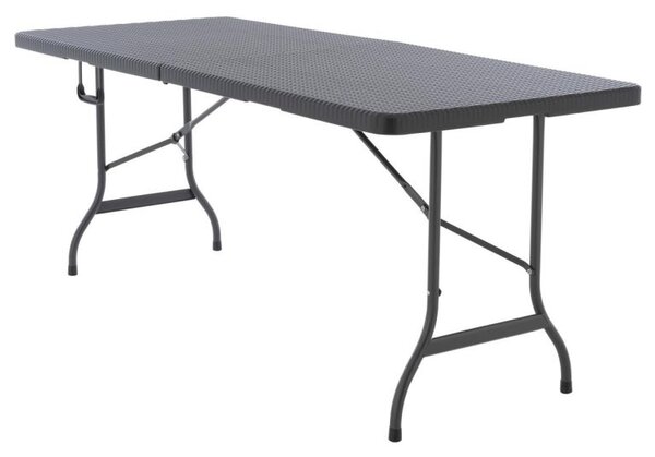 Skladací prenosný stôl 180 cm, antracit