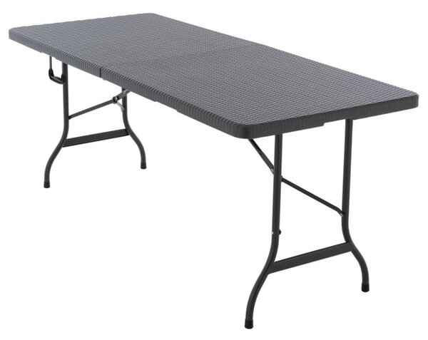 Skladací prenosný stôl 180 cm, antracit