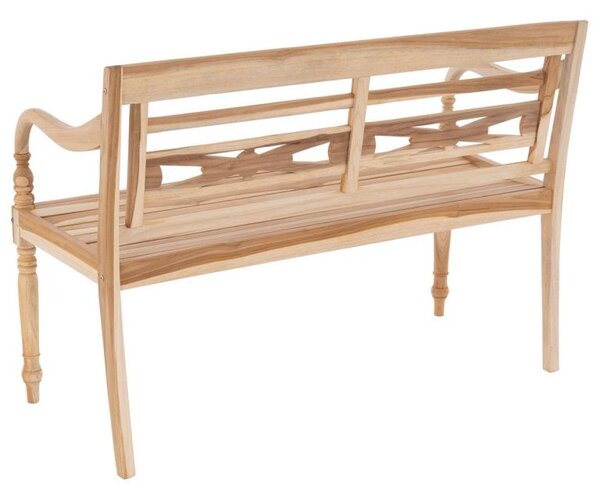 DIVERO Záhradná drevená lavička - 119 cm
