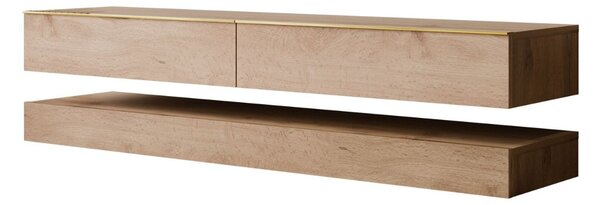 TV STOLIK SALLE DUB WOTAN + ZLATÉ ÚCHYTKY 140 cm