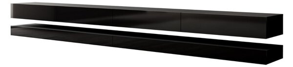 TV STOLIK SALLE ČIERNY LESK 280 cm