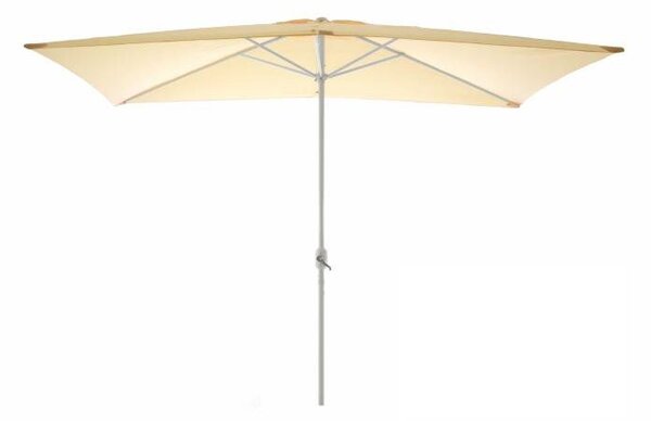 Záhradný slnečník - obdĺžnikový 2 x 3 m - champagne